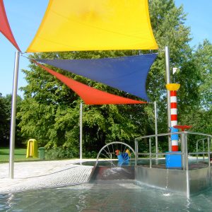 Sonnensegel Freibad Planex Technik in Textil GmbH