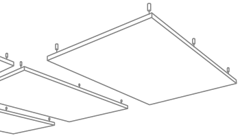 Deckenabsorber von AkustikKompetenz