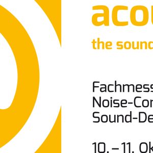 AkustikKompetenz auf der Fachmesse acoustex 2018