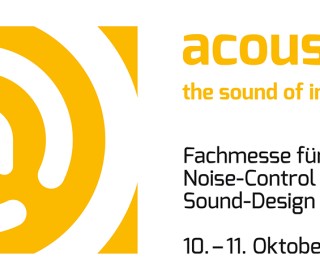 AkustikKompetenz auf der Fachmesse für Noise-Control und Sound-Design acoustex 2018