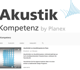 AkustikKompetenz auf Youtube: Produkte für Lärm- und Schallschutz in kurzen Videos