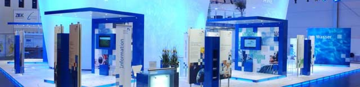Raumteiler Messestand